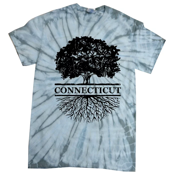 Connecticut Vintage Roots Outdoors Souvenir Tie-Dye T-Shirt