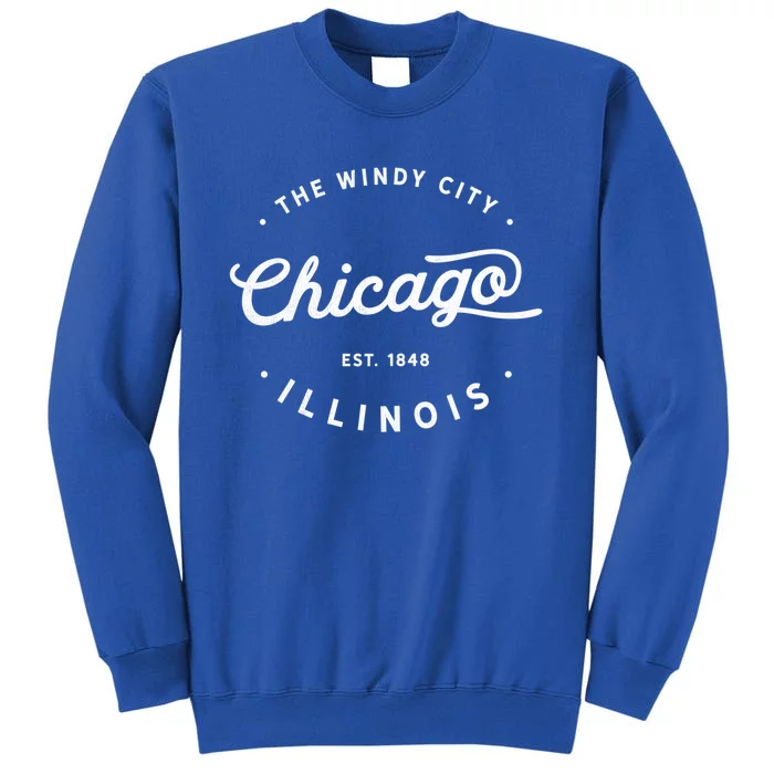 Classic Vintage Retro Chicago Illinois Windy City Souvenir Great Gift Sweatshirt