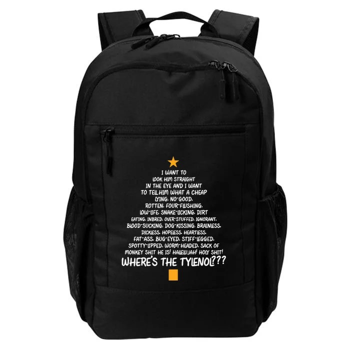 Christmas Vacation Rant Christmas Tree Daily Commute Backpack