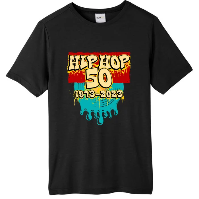 Celebration Vinyl Retro 50 Years Of Hip Hop 50th Anniversary Gift ChromaSoft Performance T-Shirt