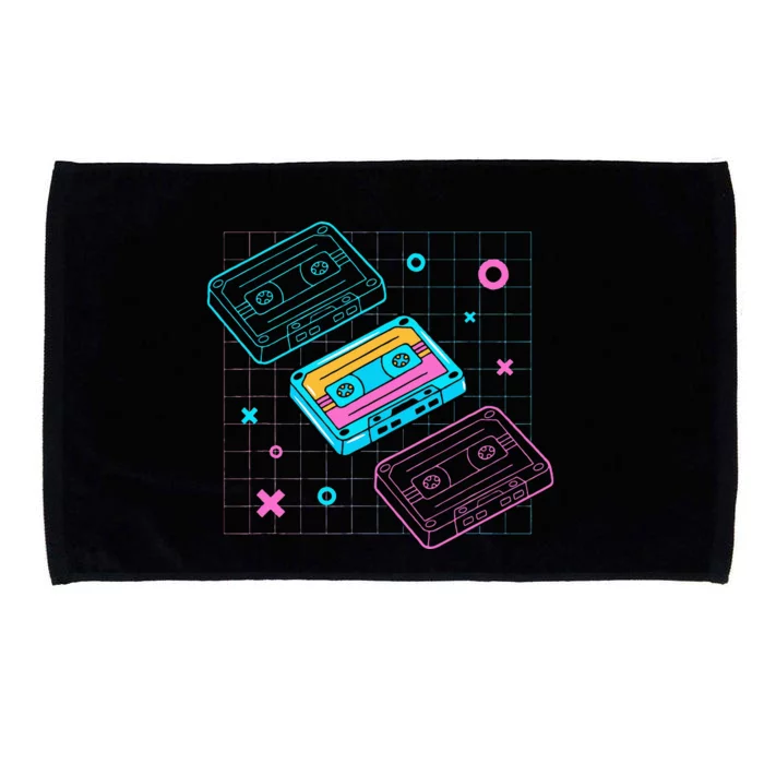 Cassettes Vaporwave Retrowave Synthwave Retro Vintage Microfiber Hand Towel