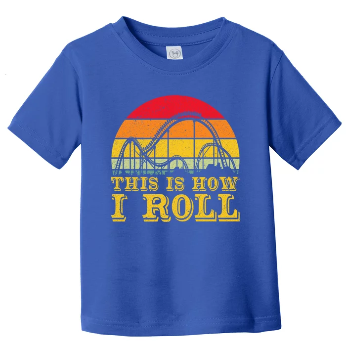 Cool Vintage Roller Coaster Amuset Park Lover Cool Gift Toddler T-Shirt