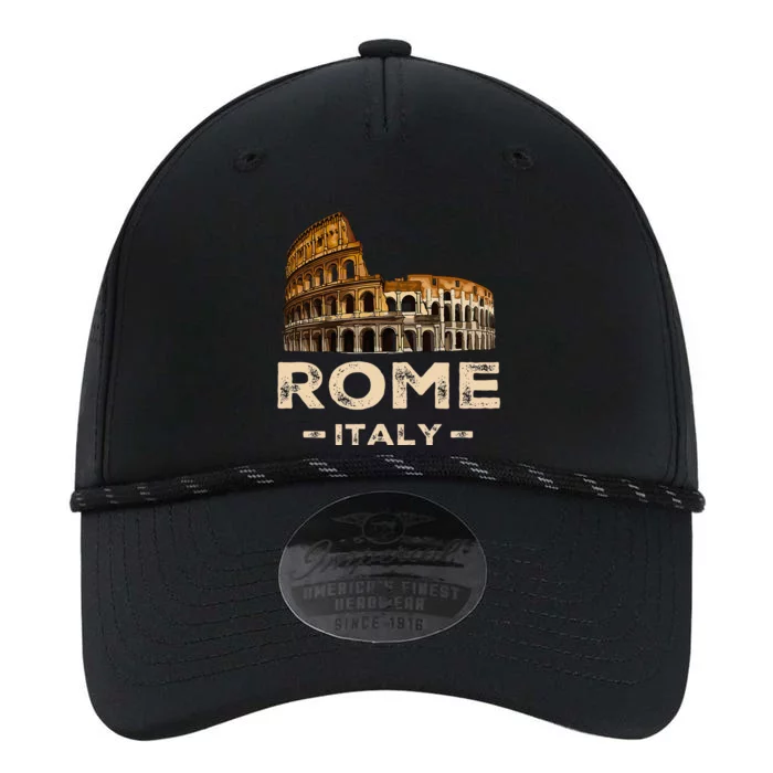 Cool Vintage Roma Italia Colosseum Souvenirs Rome Italy Performance The Dyno Cap