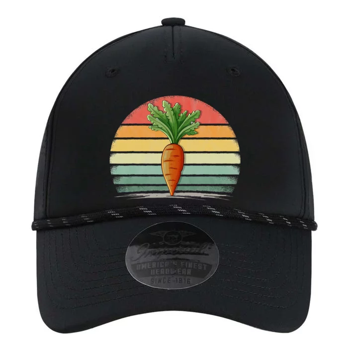 Carrots Vegetable Retro Style Distressed Vintage Carrots Performance The Dyno Cap