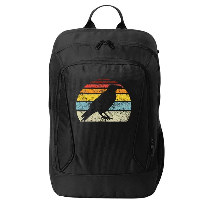 Crow Vintage Raven Gothic Retro Bird Lover City Backpack