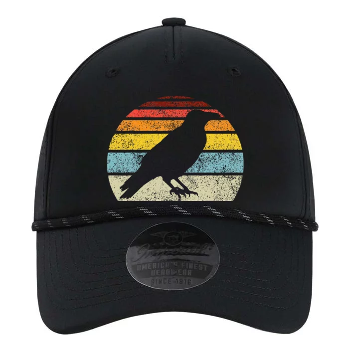 Crow Vintage Raven Gothic Retro Bird Lover Performance The Dyno Cap