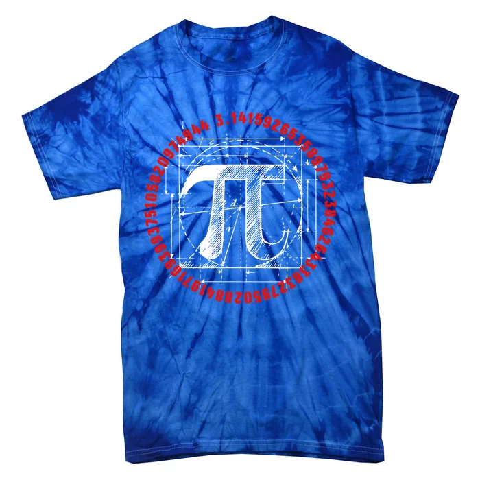 Cool Vintage Retro Pi 3 14 Mathmeaningful Giftematics Birthmeaningful Giftday Fu Tie-Dye T-Shirt