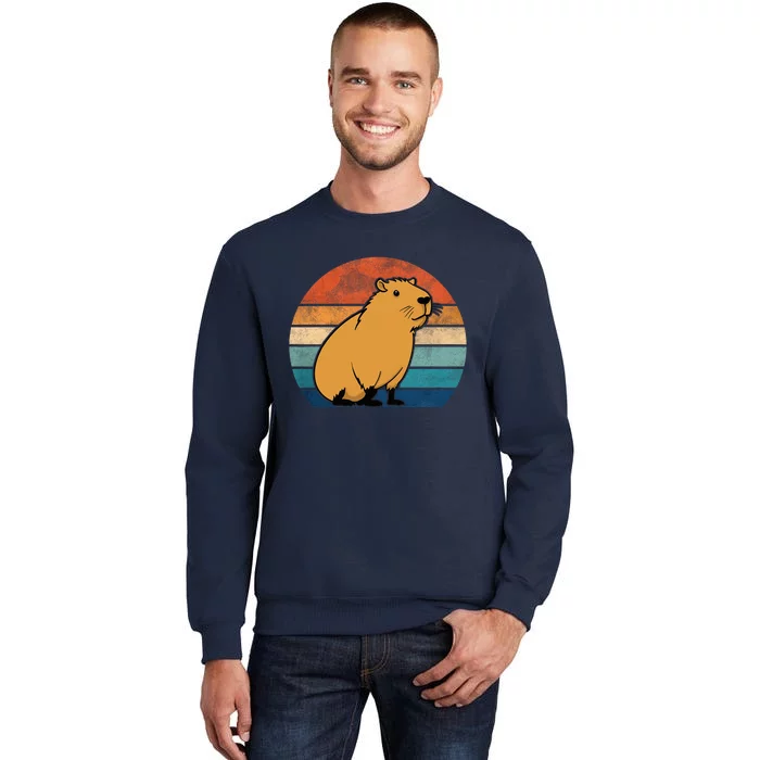 Capybara Vintage Rodent Funny Capybara Sweatshirt