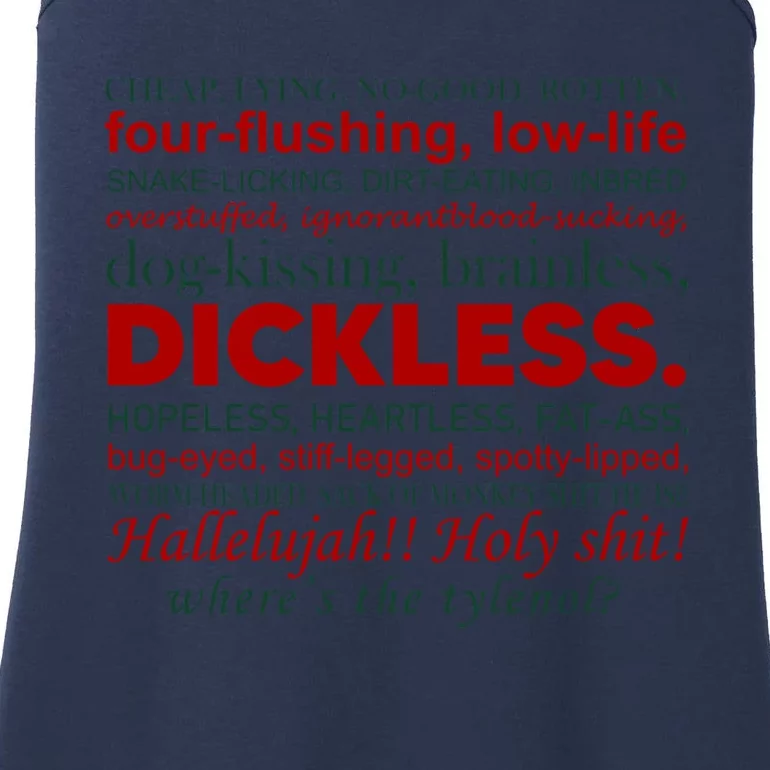 Christmas Vacation Rant Classic Copy Ladies Essential Tank