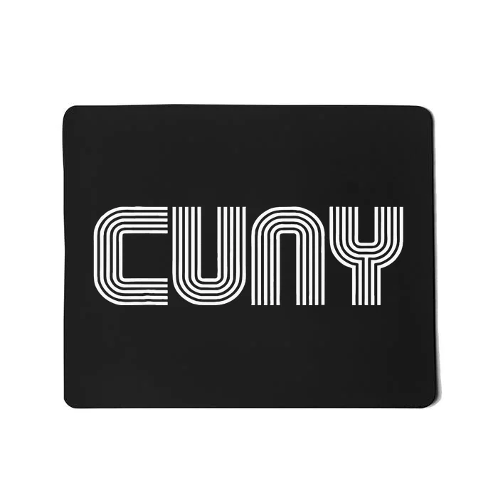 CUNY Vintage Retro College Style _ Funny Mousepad