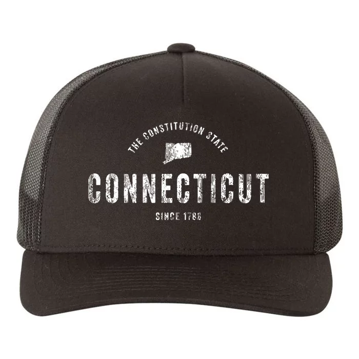 Connecticut Vintage Sports Design Retro Ct Yupoong Adult 5-Panel Trucker Hat