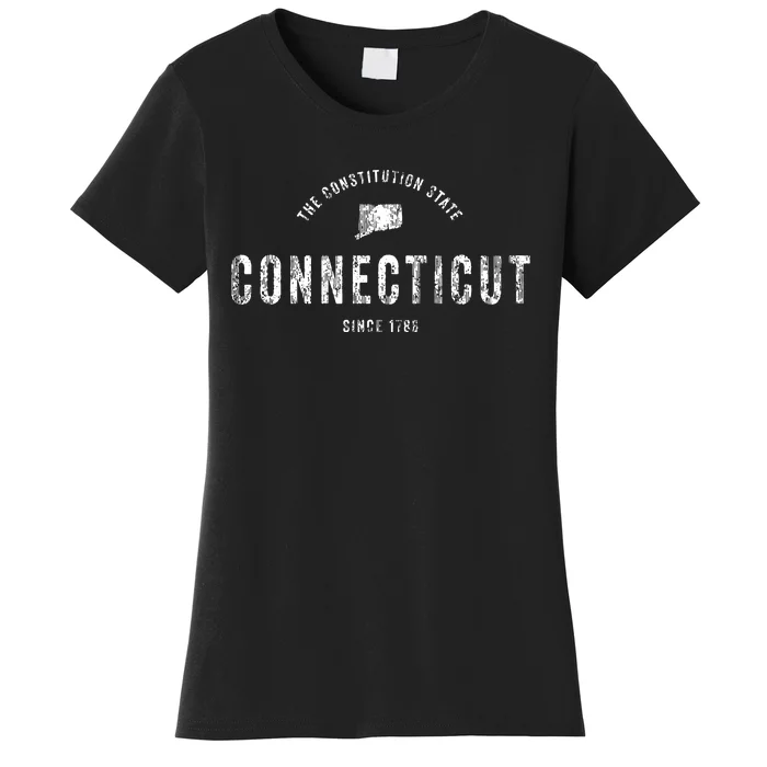 Connecticut Vintage Sports Design Retro Ct Women's T-Shirt