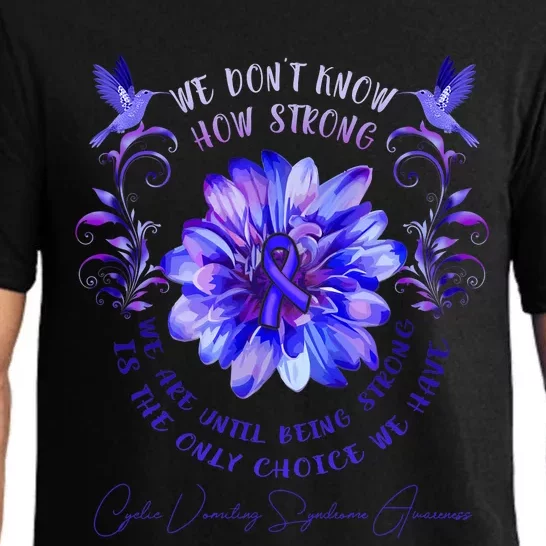 Cyclic Vomiting Syndrome Awareness Flower We DonT Know How Pajama Set