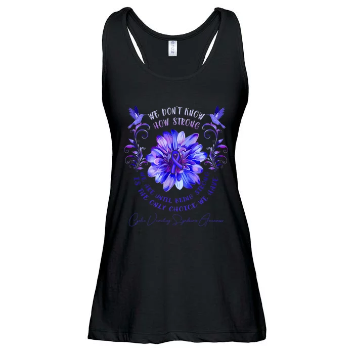 Cyclic Vomiting Syndrome Awareness Flower We DonT Know How Ladies Essential Flowy Tank