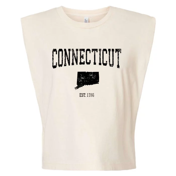 Connecticut Vintage Sports Design Ct Garment-Dyed Women's Muscle Tee