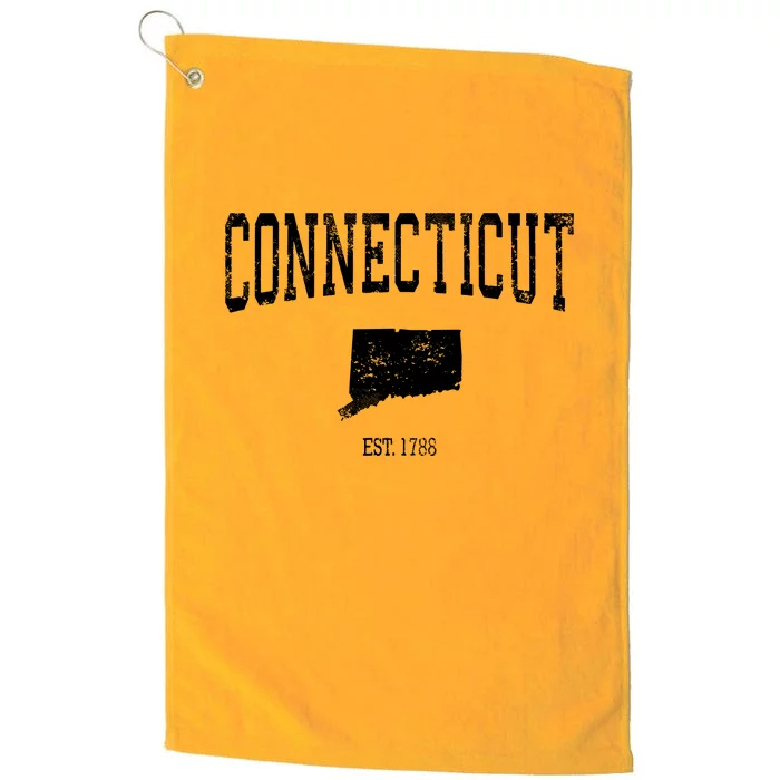 Connecticut Vintage Sports Design Ct Platinum Collection Golf Towel