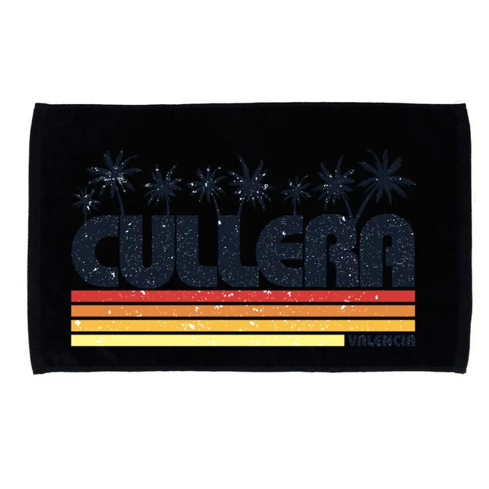 Cullera Valencia Spain Retro Tourism Meaningful Gift Microfiber Hand Towel