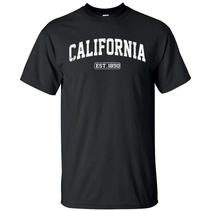 California Vintage State Athletic Style Tall T-Shirt