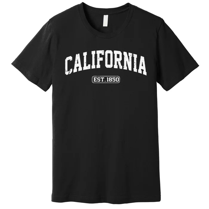 California Vintage State Athletic Style Premium T-Shirt