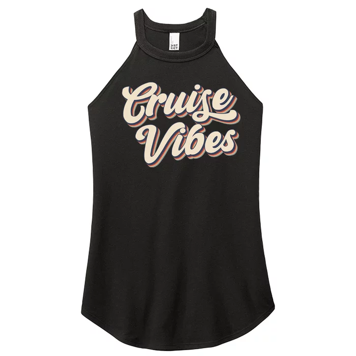 Cruise Vibes Summer Vacation Women’s Perfect Tri Rocker Tank