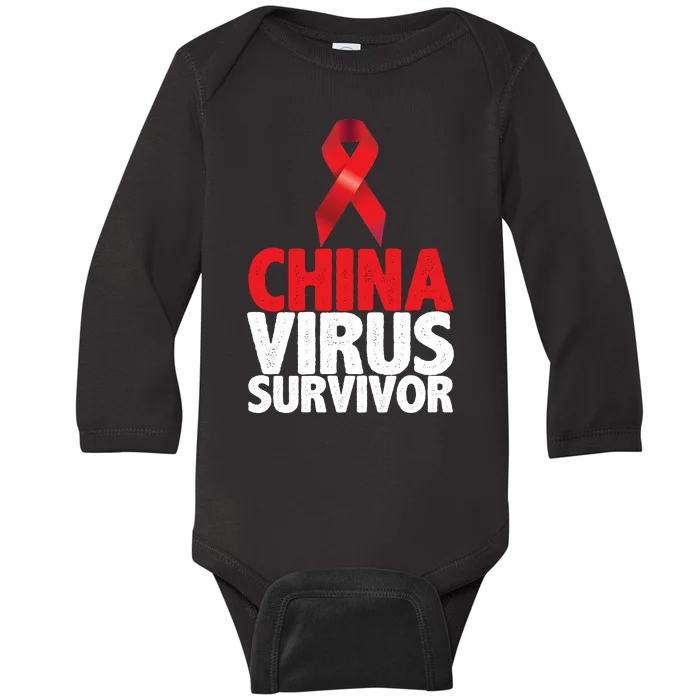 China Virus Survivor Baby Long Sleeve Bodysuit