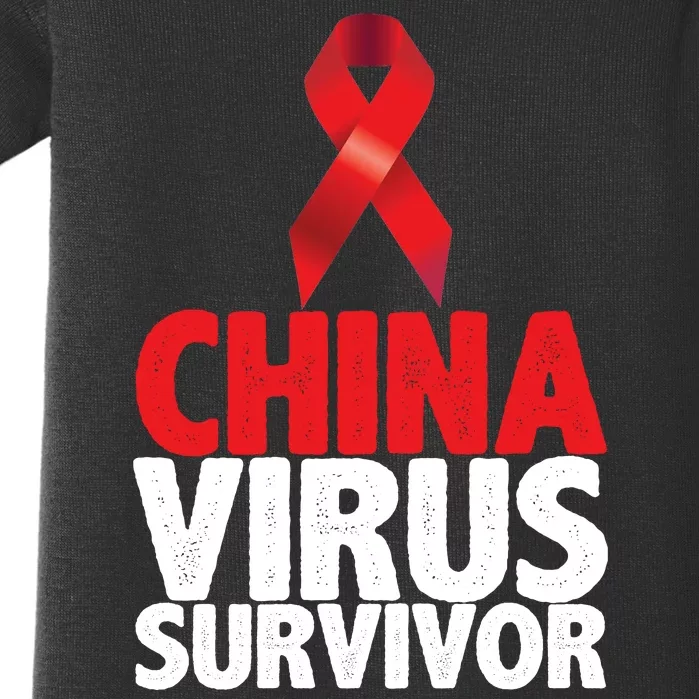 China Virus Survivor Baby Bodysuit