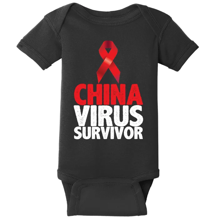 China Virus Survivor Baby Bodysuit