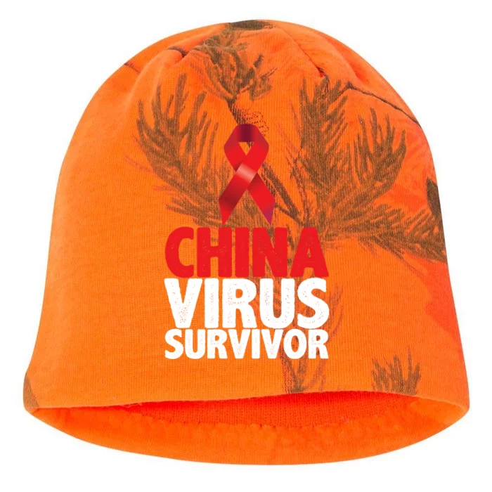 China Virus Survivor Kati - Camo Knit Beanie