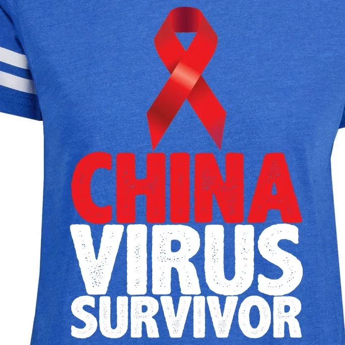 China Virus Survivor Enza Ladies Jersey Football T-Shirt