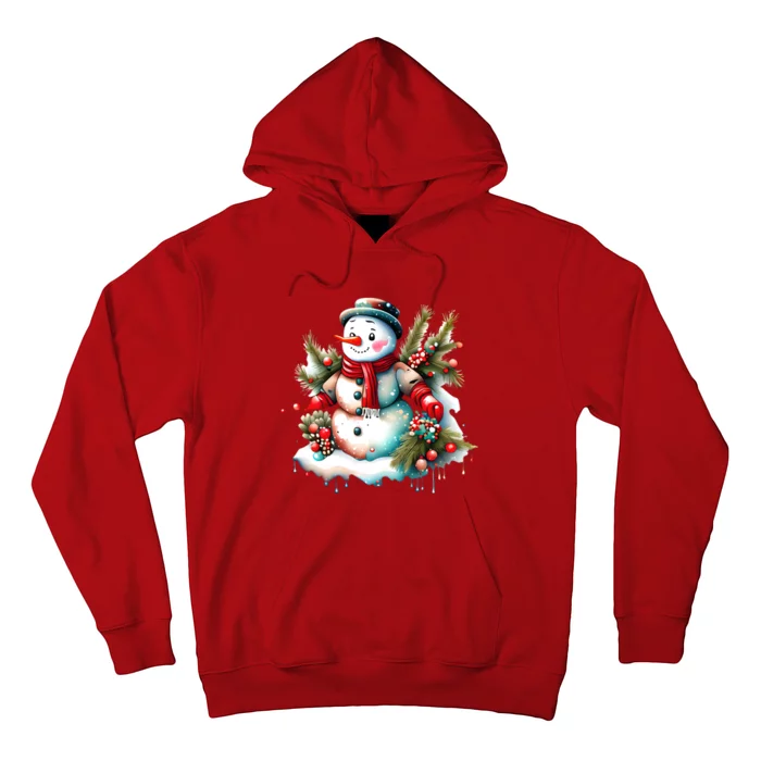 Christmas Vintage Snowman Hoodie