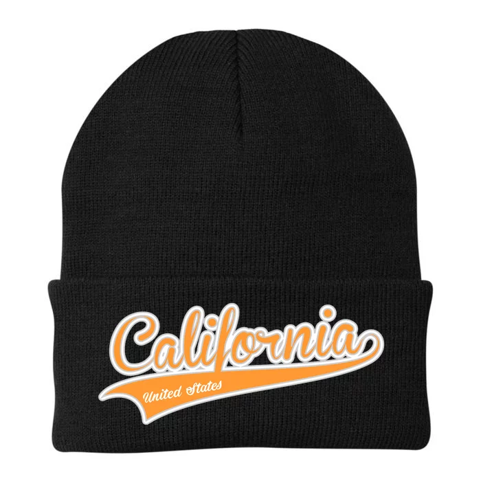 California Varsity Style Knit Cap Winter Beanie