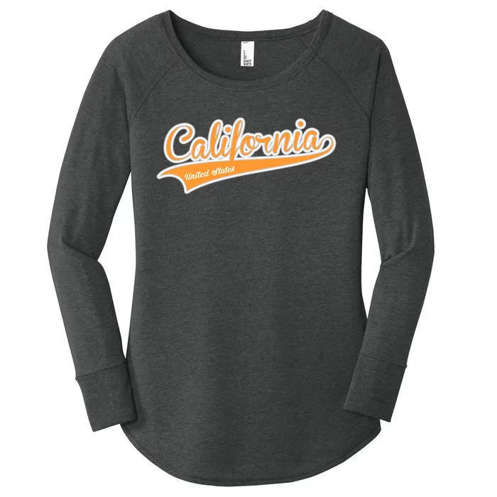 California Varsity Style Women's Perfect Tri Tunic Long Sleeve Shirt