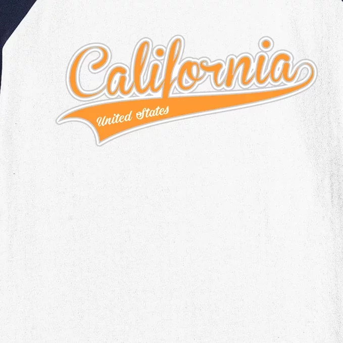 California Varsity Style Baseball Sleeve Shirt