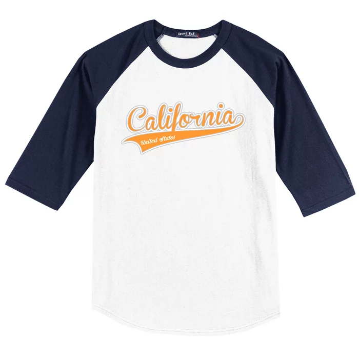 California Varsity Style Baseball Sleeve Shirt