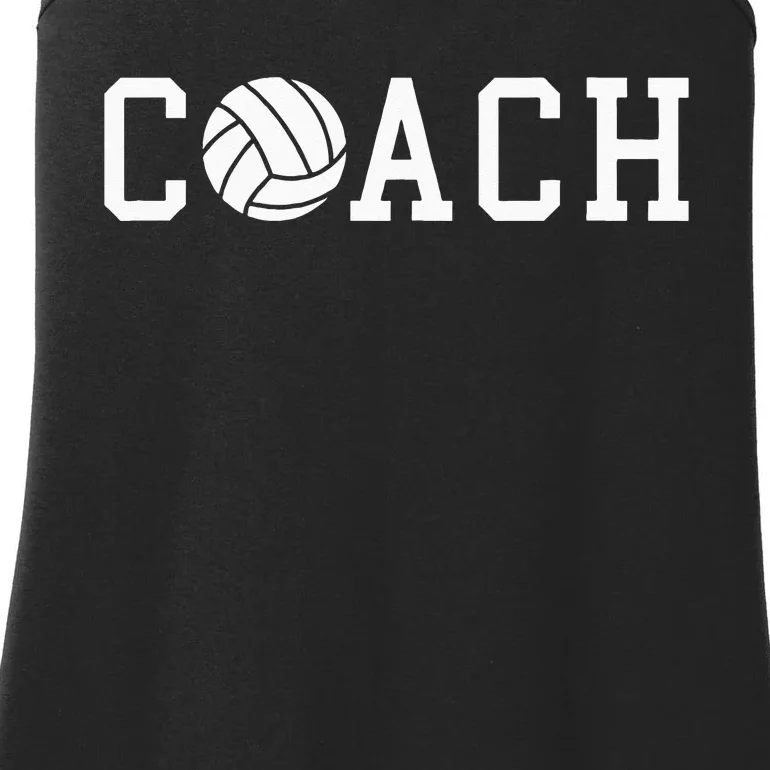 Coach Volleyball Team Gift Idea Ladies Essential Tank