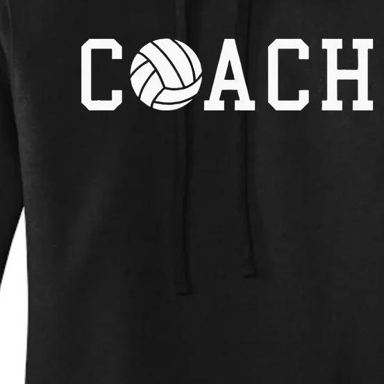 Coach Volleyball Team Gift Idea Women's Pullover Hoodie