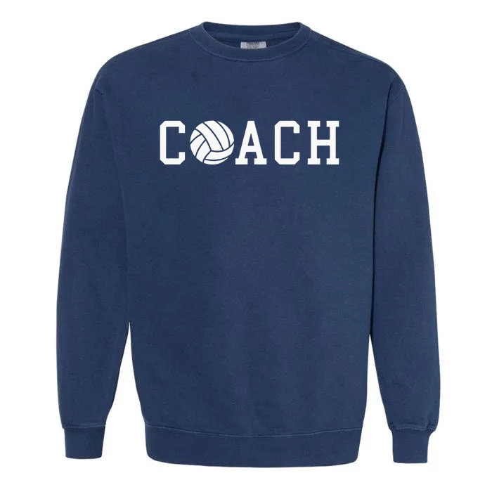 Coach Volleyball Team Gift Idea Garment-Dyed Sweatshirt