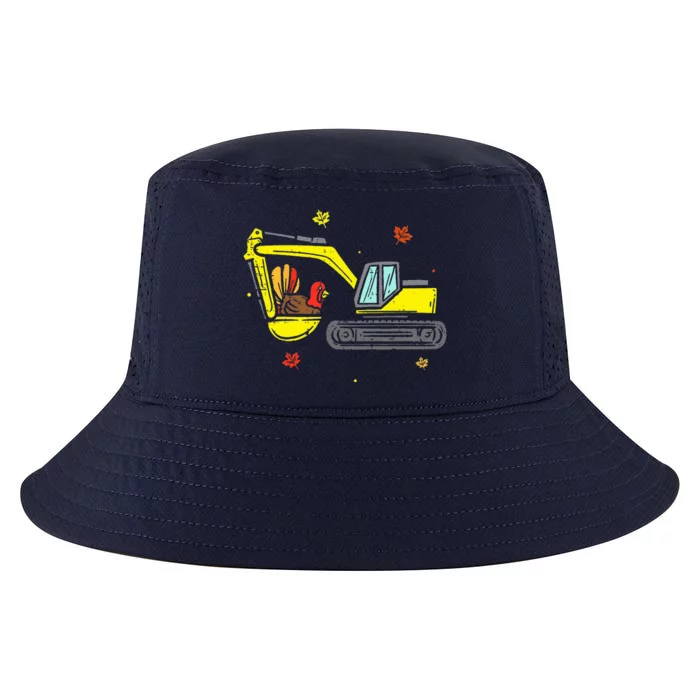 Construction Vehicle Thanksgiving Truck Turkey Cool Comfort Performance Bucket Hat