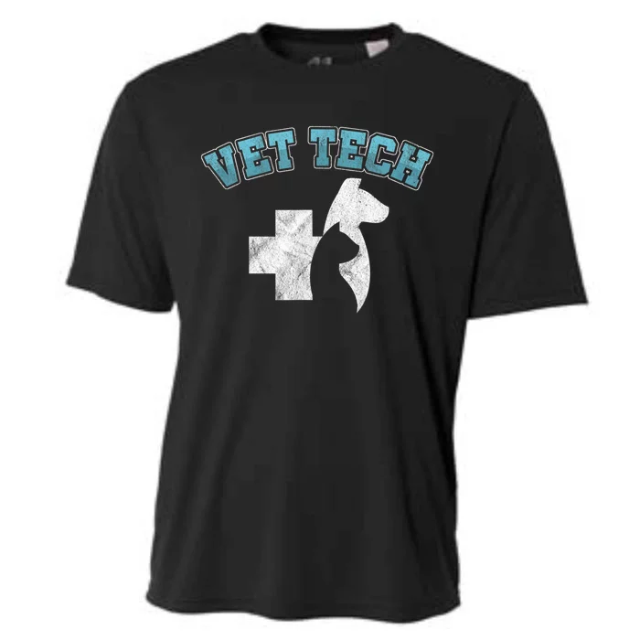 Cool Vet Technician Dog Cat Veterinarian Animal Gift Cooling Performance Crew T-Shirt