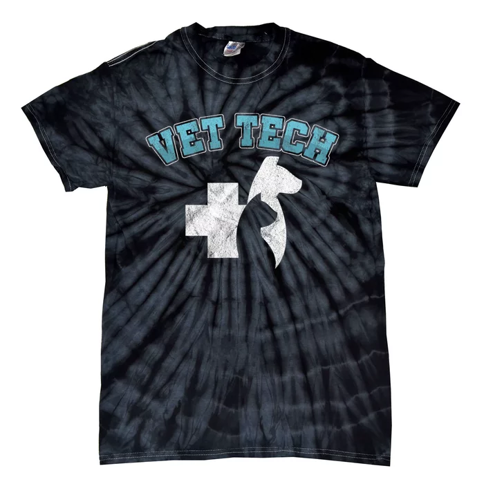 Cool Vet Technician Dog Cat Veterinarian Animal Gift Tie-Dye T-Shirt