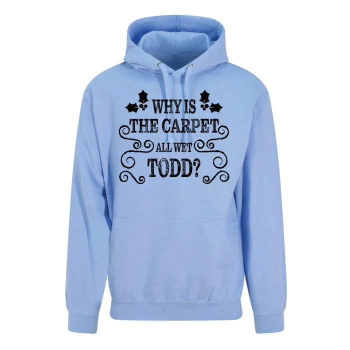 Christmas Vacation Todd & Margo Matching Family Christmas Shirts Unisex Surf Hoodie