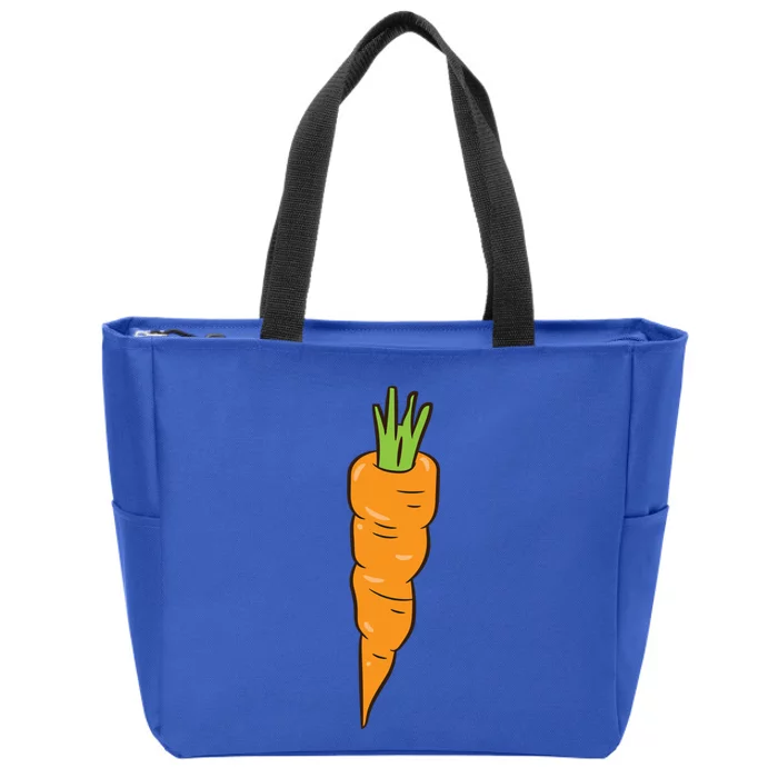 Carrots Vegetables Team Peas And Carrots Meaningful Gift Zip Tote Bag