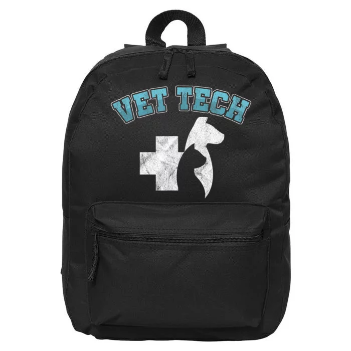 Cool Vet Technician Dog Cat Veterinarian Animal Gift 16 in Basic Backpack