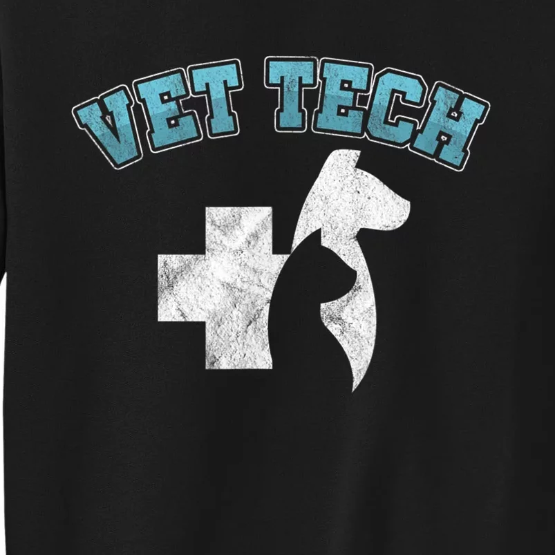 Cool Vet Technician Dog Cat Veterinarian Animal Gift Tall Sweatshirt