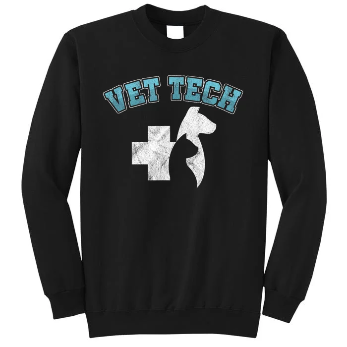 Cool Vet Technician Dog Cat Veterinarian Animal Gift Tall Sweatshirt