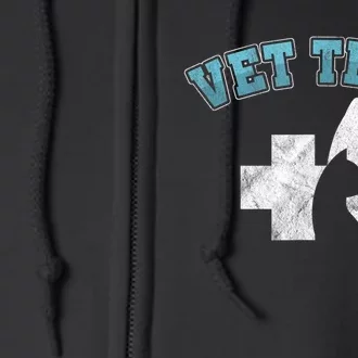 Cool Vet Technician Dog Cat Veterinarian Animal Gift Full Zip Hoodie