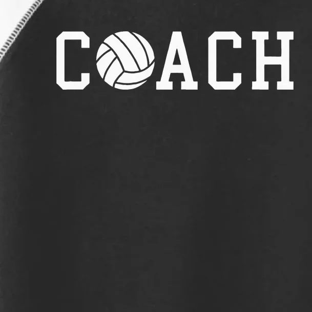 Coach Volleyball Team Gift Idea Toddler Fine Jersey T-Shirt