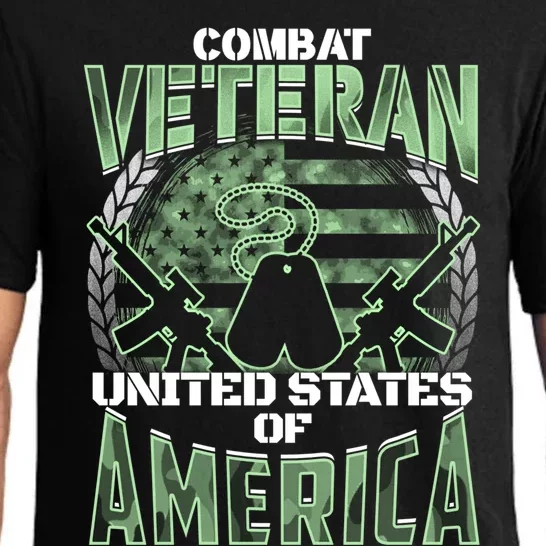 Combat Veteran United States Of America Military Veteran Gift Pajama Set