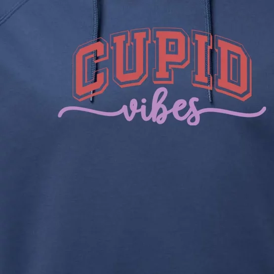 Cupid Vibes Valentine’S Day Performance Fleece Hoodie