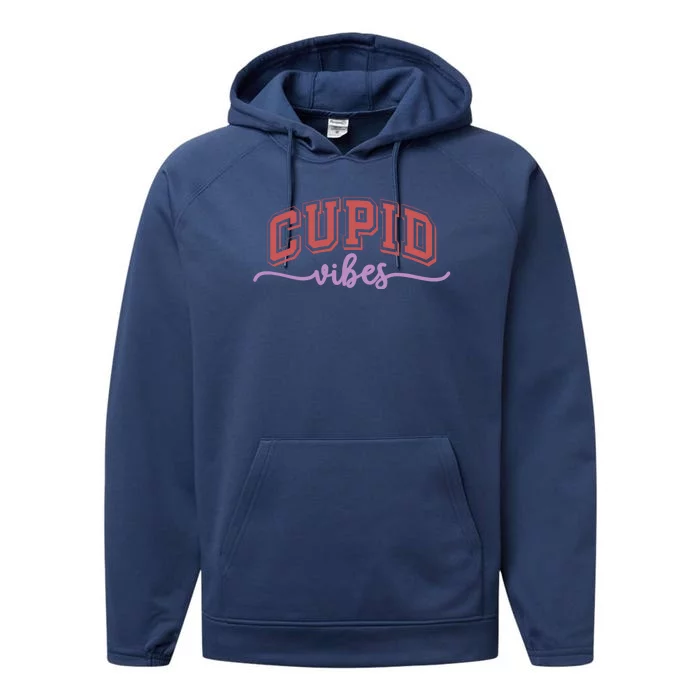 Cupid Vibes Valentine’S Day Performance Fleece Hoodie